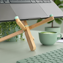 Load image into Gallery viewer, Dragonfly Laptop Stand, Minty Green