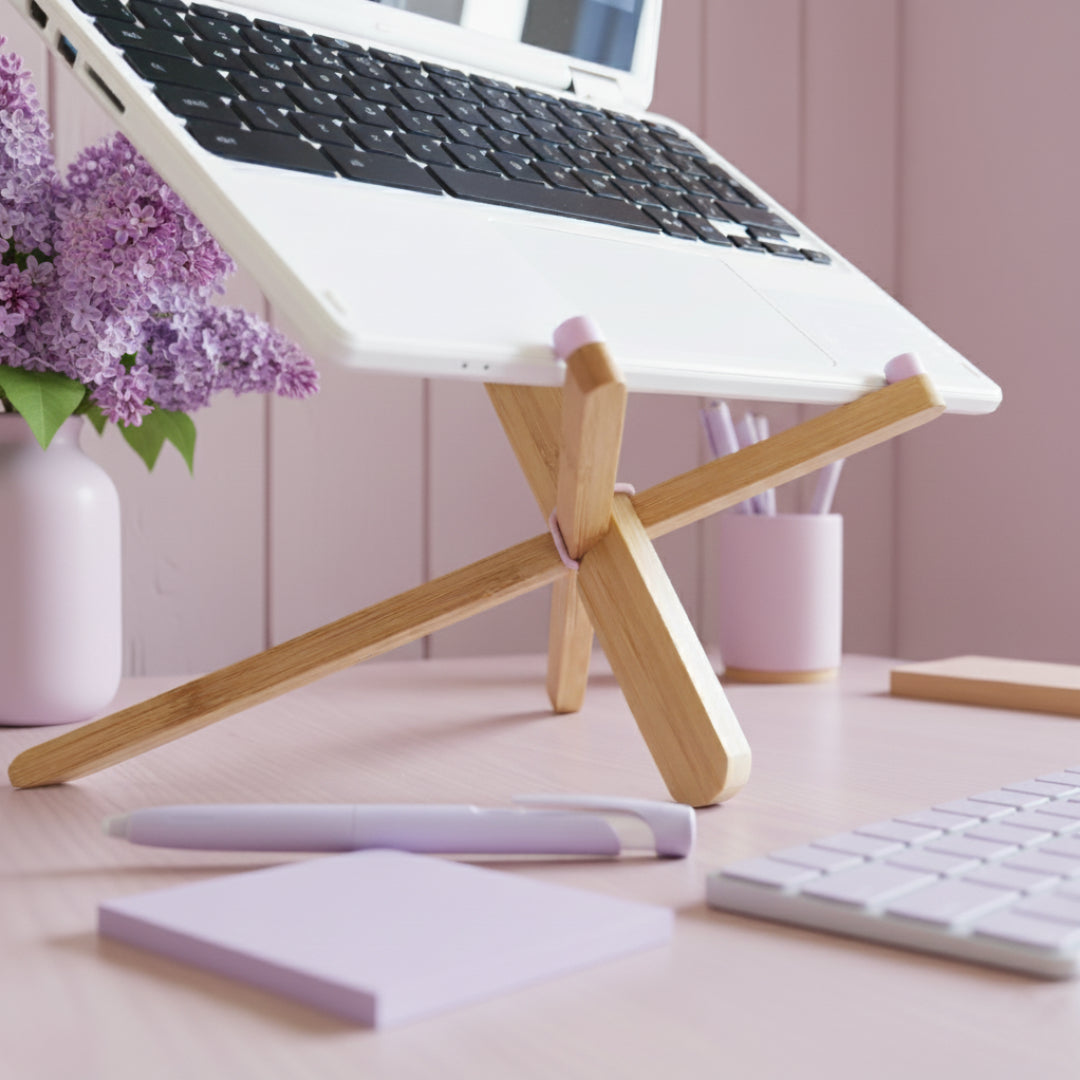 Dragonfly Laptop Stand, Blooming Lilac