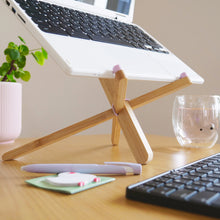 Load image into Gallery viewer, Dragonfly Laptop Stand, Blooming Lilac

