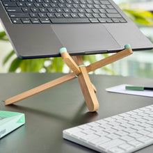 Load image into Gallery viewer, Dragonfly Laptop Stand, Minty Green
