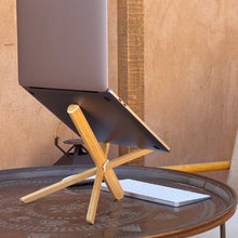 Load image into Gallery viewer, Dragonfly Laptop Stand, Feather White
