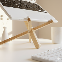 Load image into Gallery viewer, Dragonfly Laptop Stand, Feather White
