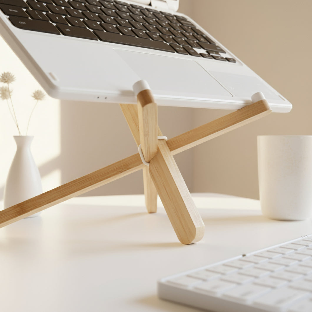 Dragonfly Laptop Stand, Feather White