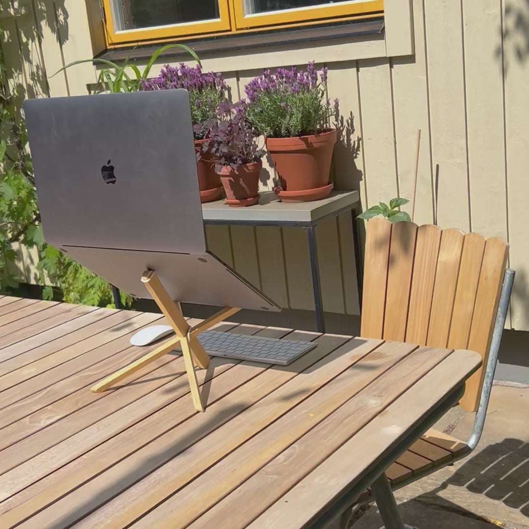 Dragonfly Laptop Stand, Feather White